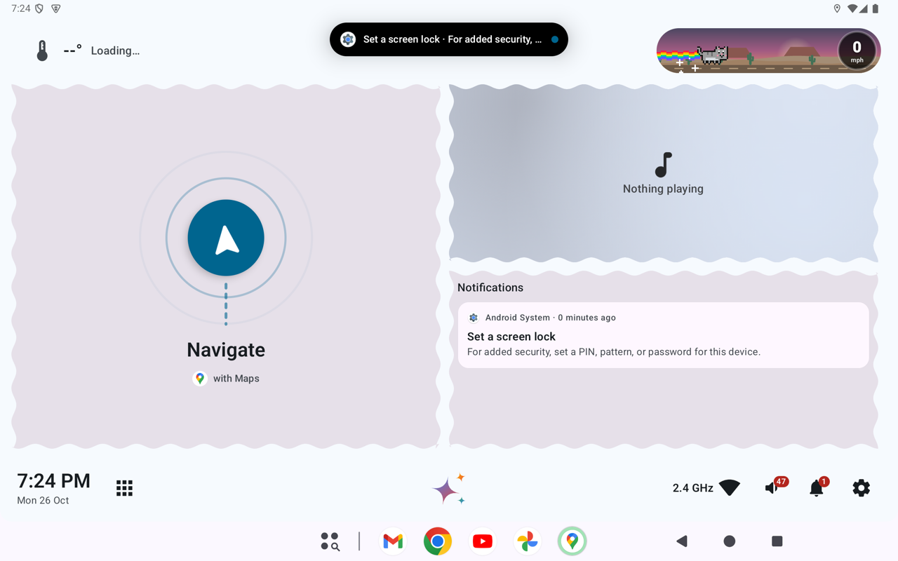 Flower-shaped cards and the sparkles assistant button